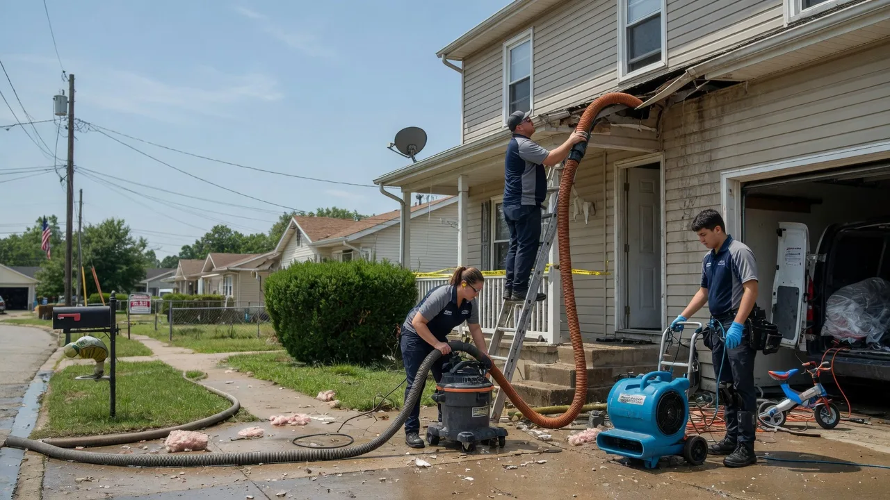 Water Damage Restoration in English, IN near me